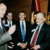 VADM Lawrence receiving a class ring